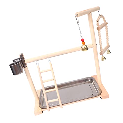 Happyyami Wooden Parrot Playground Mit -schüssel Schaukel Hängender Brücke Und Leiter Für Papageien Für Spiel Und Training Käfigen Oder Happyyami Wooden Parrot Playground Mit -schüssel Schaukel Hängender Brücke Und Leiter Für Papageien Für Spiel Und Training Käfigen Oder von Happyyami