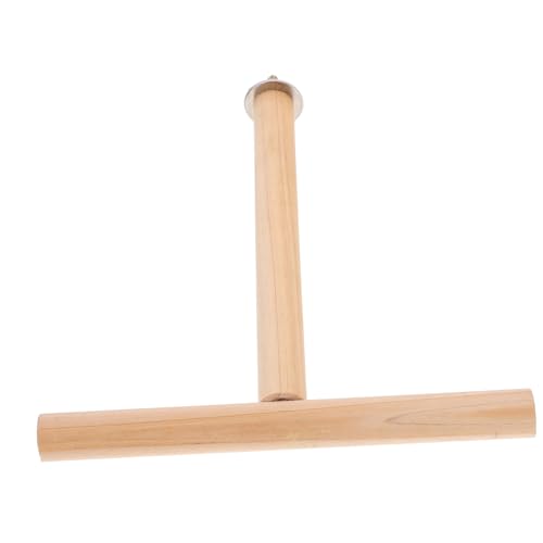 Happyyami Vogelstand Für Papageien Robuste Holzplattform Für Klettern Und Spielzeit Im Käfig Für Wellensittiche Und Andere Kleine Vögel Fördert Aktivität Und Spaß von Happyyami