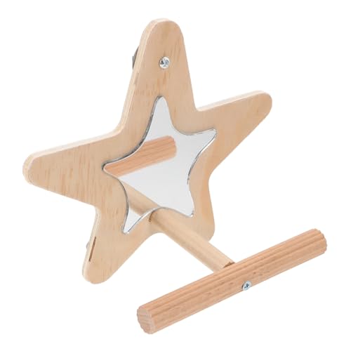 Happyyami Vogel Sitzstange Mit Spiegel Multifunktionale Parakeet Perch Für Kleine Vögel Vogelkäfig Zubehör Gesunder Gewohnheiten Und Unterhaltung Einfache Installation Und Pflege von Happyyami