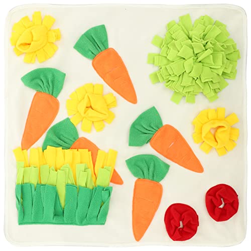 Happyyami Schnüffelmatte Für Kleintiere Hamster-schnüffelpad Meerschweinchen-fütterungsmatte Kaninchen-schnüffelmatte Hasen-schnüffeldecke Nahrungssuche Für Kleine Haustiere von Happyyami