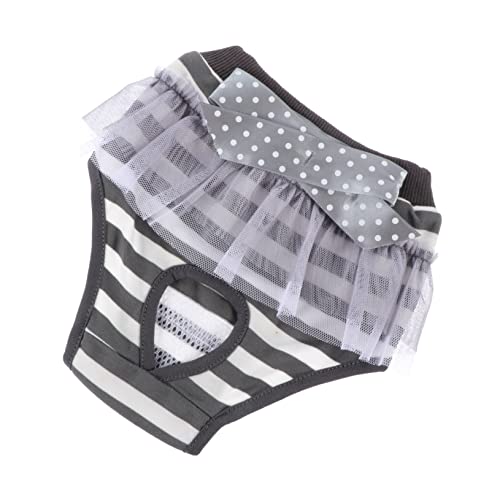 Happyyami Hunde Windel für Weibliche Hunde Dekoratives Tragbares Windelzubehör für Hunde Saugfähig Atmungsaktiv Baumwollmaterial Größe L Kaffeefarbe Happyyami Hunde Windel für Weibliche Hunde Dekoratives Tragbares Windelzubehör für Hunde Saugfähig Atmungsaktiv Baumwollmaterial Größe L Kaffeefarbe von Happyyami