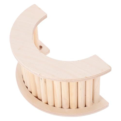 Happyyami Haustierleiter Hamsterholzleiter Tierkletterleiter Käfigleiter Meerschweinchenholzspielzeug Leiter Für Hamsterhäuser Robustes Holzmaterial Sicher Und Langlebig Geeignet Für von Happyyami