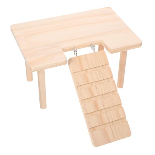 Happyyami Hamster Käfig Holz Plattform Mit Kletterrampe Praktisches Spielzeug Für Kleintiere Fördert Aktivität Und Bewegung Für Hamster Chinchillas Und Meerschweinchen Happyyami Hamster Käfig Holz Plattform Mit Kletterrampe Praktisches Spielzeug Für Kleintiere Fördert Aktivität Und Bewegung Für Hamster Chinchillas Und Meerschweinchen von Happyyami