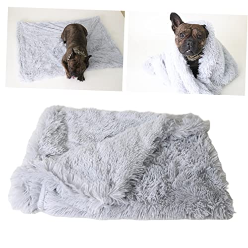 Happyyami Plüschmatte für Haustiere Weiche und Atmungsaktive Hundedecke für Katzen und Tragbar für Unterwegs Schützt Kälte Komfortabel Happyyami Plüschmatte für Haustiere Weiche und Atmungsaktive Hundedecke für Katzen und Tragbar für Unterwegs Schützt Kälte Komfortabel von Happyyami