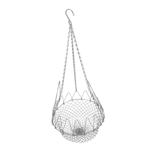 Happyyami Faltbarer Hühnerfutterautomat Aus Metall Mit Kette Praktischer Hängender Futternetzkorb Für Gemüse Und Snacks Für Gesunde Hühnerernährung Einfach Zu Lagern Transportieren Happyyami Faltbarer Hühnerfutterautomat Aus Metall Mit Kette Praktischer Hängender Futternetzkorb Für Gemüse Und Snacks Für Gesunde Hühnerernährung Einfach Zu Lagern Transportieren von Happyyami