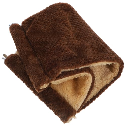 Happyyami Warm Hamster Hängematte Schlafnest Für Hamster Meerschweinchen Und Chinchillas Käfigzubehör Für Einen Gemütlichen Rückzugsort Format Braun Happyyami Warm Hamster Hängematte Schlafnest Für Hamster Meerschweinchen Und Chinchillas Käfigzubehör Für Einen Gemütlichen Rückzugsort Format Braun von Happyyami