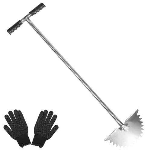 Happyyami Rasen Halbmondtrimmer Grabenfräse Mulchkleber Graskantenschneider Rasenschneider Gartenrandwerkzeug Rasentrimmer Whacker Unkrautbekämpfungswerkzeug Mäher von Happyyami