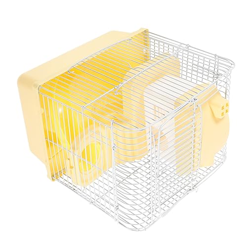 Happyyami Rattendrahtkäfig großer Hamsterkäfig Plattformkäfig für Ratten großer Rattenkäfig haustiervilla hamsterhaus Hamster gehege Hamsterkäfige Versteckkäfig für Hamster Eisendraht Yellow Happyyami Rattendrahtkäfig großer Hamsterkäfig Plattformkäfig für Ratten großer Rattenkäfig haustiervilla hamsterhaus Hamster gehege Hamsterkäfige Versteckkäfig für Hamster Eisendraht Yellow von Happyyami