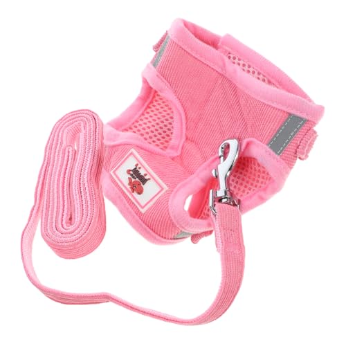 Happyyami Haustierbedarf Reflektierende Weste Brustgurt Hundeleine Weste Für Outdoor-Abenteuer Zufälliger Stil von Happyyami