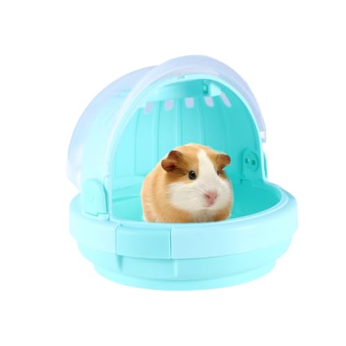 Happyyami Tragbarer Hamster Transportkäfig Aus Kunststoff Für Kleine Tiere Grüner Outdoor Transporter Mit Luftzirkulation Für Reisen Und Kurze Ausflüge von Happyyami