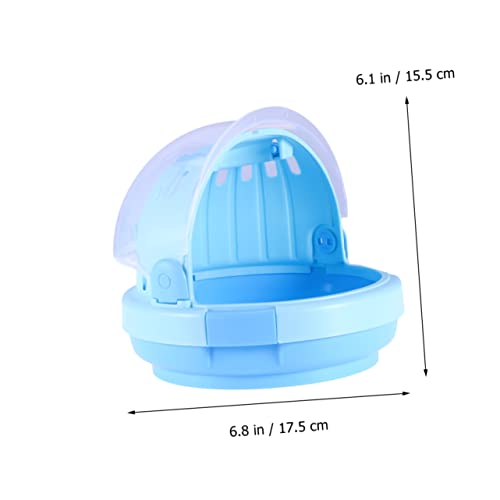 Happyyami Kleiner Tragbarer Hamsterträger Aus Kunststoff Für Reisen Im Freien Atmungsaktiv Und Sicher Für Haustiere Wie Hamster Und Meerschweinchen Blau Happyyami Kleiner Tragbarer Hamsterträger Aus Kunststoff Für Reisen Im Freien Atmungsaktiv Und Sicher Für Haustiere Wie Hamster Und Meerschweinchen Blau von Happyyami
