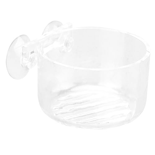 Happyyami Worm Feeder Shrimp Futterbehälter Mit Saugnapf Robuste Runde Fütterungsschale Für Aquarien Für Fische Garnelen Und Reptilien von Happyyami