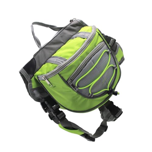 Happyyami Haustiere Haustier Rucksack Träger Outdoor Hund Satteltasche Leine Haken Große Hund Grün M Happyyami Haustiere Haustier Rucksack Träger Outdoor Hund Satteltasche Leine Haken Große Hund Grün M von Happyyami