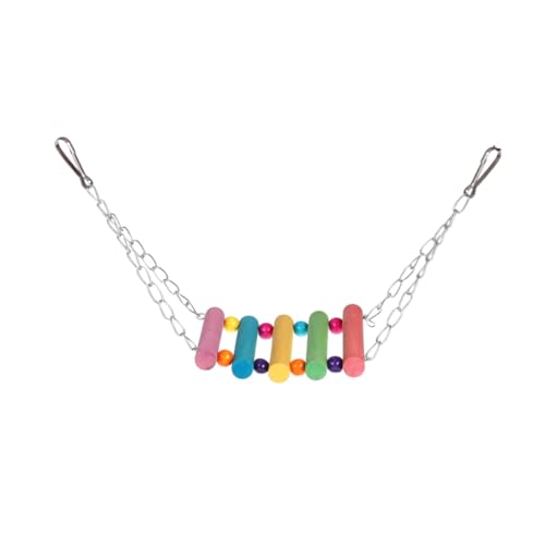 Happyyami Holzspielzeug Für Haustiere Parrots Schaukel-Set Mit Aufhängung Und Tier-Spielzeug Für Papageien Eichhörnchen Und Kleine Nager Installieren Und Fördert Spiel Und Happyyami Holzspielzeug Für Haustiere Parrots Schaukel-Set Mit Aufhängung Und Tier-Spielzeug Für Papageien Eichhörnchen Und Kleine Nager Installieren Und Fördert Spiel Und von Happyyami