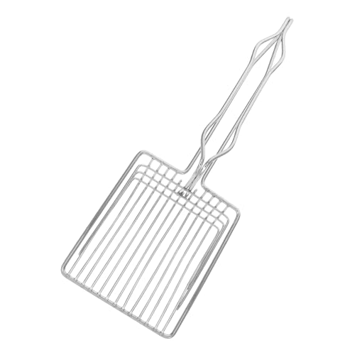 Happyyami Schaufel Für Katzenstreu Shell-eckenschutz Schild Eckenschutz Müllschaufel Kleine Müllschaufel Kätzchen-müllschaufel Glockenaufkleber Kugeln Wurfsieb Silver Rostfreier Stahl von Happyyami