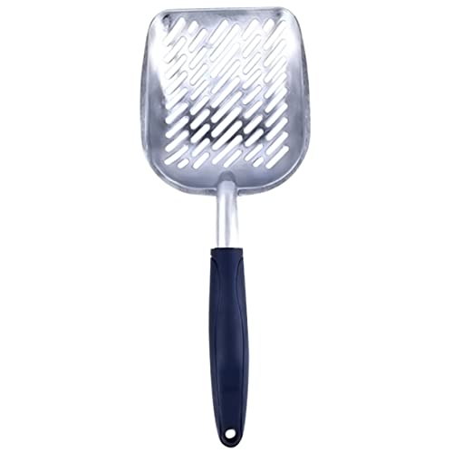 Happyyami Edelstahl Katzenschaufel Für Katzenklo Robuste Litter Scoop Mit Ergonomischem Griff Und Großem Schaufelbereich Für Reinigung Von Katzentoiletten Und Katzenstreu von Happyyami