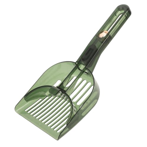 Happyyami Cat Litter Scoop Für Katzen Großer Praktischer Schaufel Mit Feinen Löchern Zur Effektiven Reinigung Von Katzenstreu Und KOT Litter Shovel Für Haustiere Olivengrün von Happyyami