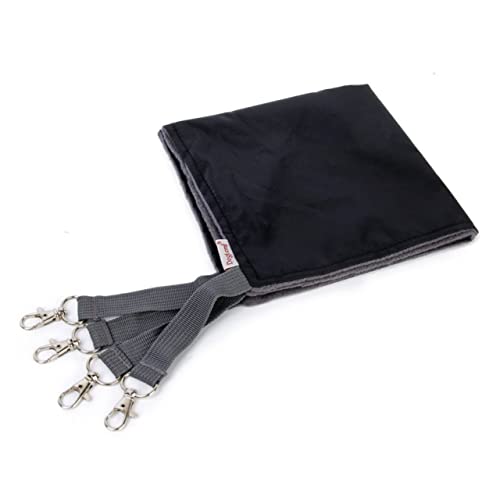 Happyyami Pet Cat Dual Sided Hammock Bed Wasserdichtes Für Winter Für Sommer s Schwarz Einfach Zu Befestigen Belastbar von Happyyami