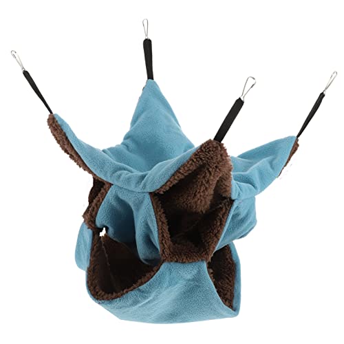Happyyami DREI-Layer Hängematte Für Kleine Haustiere Warmes Und Atmungsaktives Schlafbett Für Hamster Für Käfige Und Installieren Mit Praktischen Haken von Happyyami