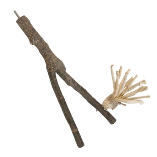 Happyyami Kauspielzeug Für Vögel Natürlicher Baumast Für Papageien Und Sittiche Sicheres Spielzeug Zum Kauen Und Dekorieren Ihres Vogelkäfigs Für Vogelarten von Happyyami