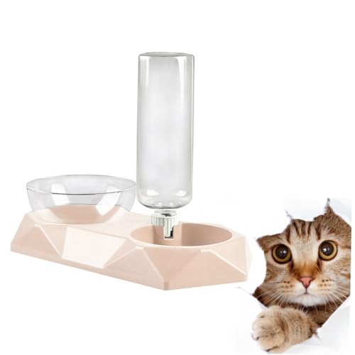 Happyyami Schüsseln für Haustiere verstellwinkel pet Feeder automatischer wasserspender Automatic Water Dispenser wasserschüssel katzennäpfe Futternapf für Haustiere Katzennapfständer Rosa Happyyami Schüsseln für Haustiere verstellwinkel pet Feeder automatischer wasserspender Automatic Water Dispenser wasserschüssel katzennäpfe Futternapf für Haustiere Katzennapfständer Rosa von Happyyami