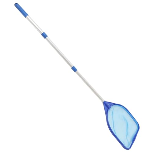 Happyyami Swimming Pool Skimmer Net Mit Teleskopstange Pool Reinigungskescher Für Fischteich Und Aquarium Gegen Schmutz Und Algen von Happyyami