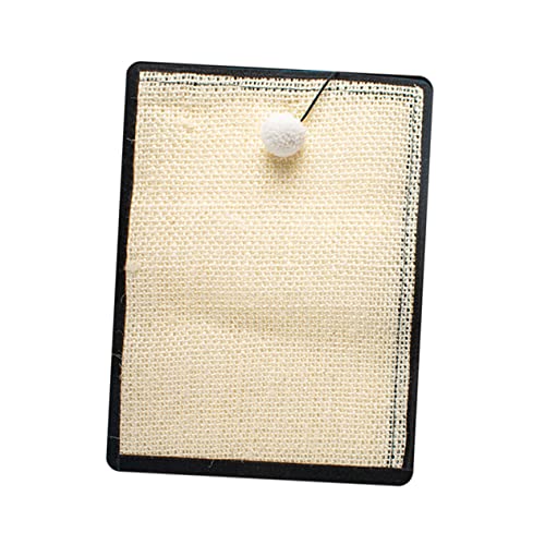 Happyyami Katzen Kratzbrett Für Möbel Stabiler Sisal Kratzteppich Krallenpflege Und Möbel Schutz Für Katzen Und Kleine Haustiere Großes Design Für Zuhause von Happyyami