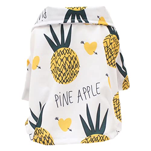 Happyyami Sommerkleidung für Haustiere Hawaii Hemd Hawaii Shirt hundeshirt Haustierbekleidung für besondere Anlässe Hawaiian Shirt Hundebikini winzige Hundekleidung für Hunde Hundehemd Weiß Happyyami Sommerkleidung für Haustiere Hawaii Hemd Hawaii Shirt hundeshirt Haustierbekleidung für besondere Anlässe Hawaiian Shirt Hundebikini winzige Hundekleidung für Hunde Hundehemd Weiß von Happyyami