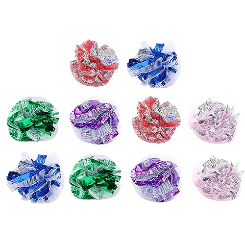 Happyyami Spielzeug 20st Katzenring Papierball Spitzenball Katzenspielzeugbälle Crinkle-bälle Für Katzen Leichtes Katzenspielzeug Kätzchen Sport Haustierzubehör Lustige Katze Plastik Happyyami Spielzeug 20st Katzenring Papierball Spitzenball Katzenspielzeugbälle Crinkle-bälle Für Katzen Leichtes Katzenspielzeug Kätzchen Sport Haustierzubehör Lustige Katze Plastik von Happyyami