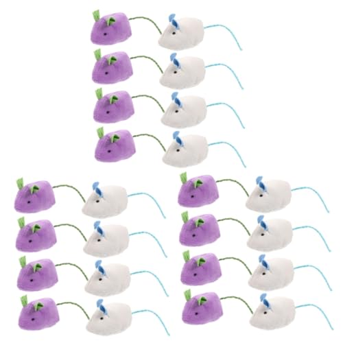 Happyyami 24stücke Teiliges Katzen Spielzeug Plüsch Mäuse Für Katzen Für Kätzchen Sicheres Und Weiches Material Für Interaktive Spielzeit Happyyami 24stücke Teiliges Katzen Spielzeug Plüsch Mäuse Für Katzen Für Kätzchen Sicheres Und Weiches Material Für Interaktive Spielzeit von Happyyami