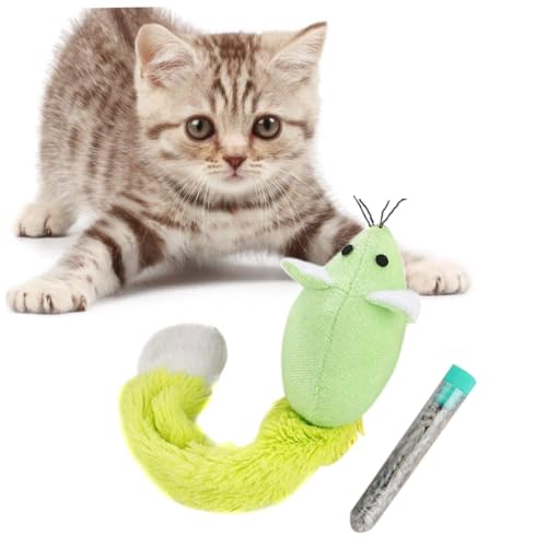 Happyyami Pet Cats Toy Simulation Plüschmaus Mit Langem Und Katzenminze Interaktives Spielzeug Für Katzen Aktivität Und Spieltrieb Grün Happyyami Pet Cats Toy Simulation Plüschmaus Mit Langem Und Katzenminze Interaktives Spielzeug Für Katzen Aktivität Und Spieltrieb Grün von Happyyami