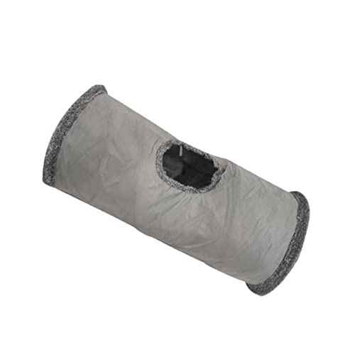 Happyyami Faltbarer Katzentunnel Aus Wildlederstoff Katzennest Für Kleine Haustiere Spielzeug Für Kätzchen Gemütlicher Schlafplatz Für Reisen Und Platzsparend s von Happyyami
