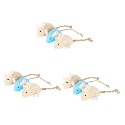 Happyyami Spielzeuge 9 STK Spielzeug Für Haustiere Plüschfigur Spielzeug Flauschige Kuscheltiere Katze Teaser Kätzchen-mäuse-Spielzeug Mäuse Spielzeug Beissen Katzengras Plüschtier Happyyami Spielzeuge 9 STK Spielzeug Für Haustiere Plüschfigur Spielzeug Flauschige Kuscheltiere Katze Teaser Kätzchen-mäuse-Spielzeug Mäuse Spielzeug Beissen Katzengras Plüschtier von Happyyami