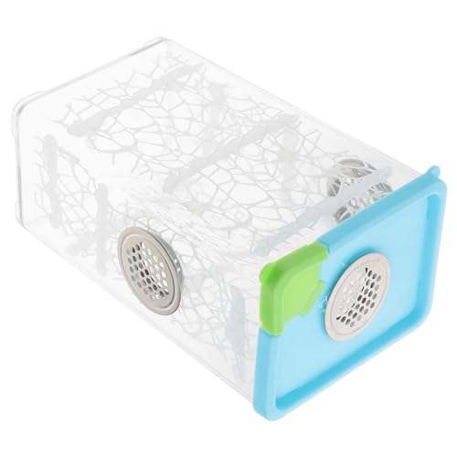 Happyyami Terrarium Für Reptilien Insektenbox Mit Transparenter Abdeckung Zuchtbecken Für Spinnen Und Kleine Reptilien Praktische Futterbox Für Indoorhaltung von Happyyami