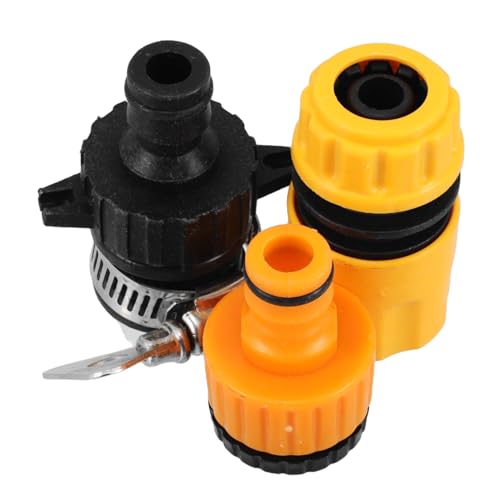 Happyyami 3stücke Teiliges Wasserhahn-Adapter Flexibler Schnellverbinder Für Garten Und Haushaltsanwendungen Kompatibel Mit Waschmaschinen Und Wasserhähnen Und Langlebig Happyyami 3stücke Teiliges Wasserhahn-Adapter Flexibler Schnellverbinder Für Garten Und Haushaltsanwendungen Kompatibel Mit Waschmaschinen Und Wasserhähnen Und Langlebig von Happyyami
