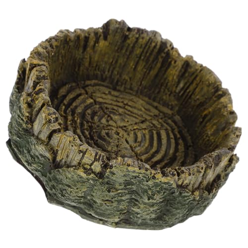 Happyyami Reptilien Futternapf Aus Resin Mit Holzmaserung Kompakte Futter Und Wasserschale Für Eidechsen Schildkröten Und Andere Kleine Haustiere Sicher Und Langlebig Für Terrarien Happyyami Reptilien Futternapf Aus Resin Mit Holzmaserung Kompakte Futter Und Wasserschale Für Eidechsen Schildkröten Und Andere Kleine Haustiere Sicher Und Langlebig Für Terrarien von Happyyami
