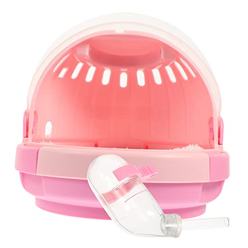 Happyyami Hamster Tragetasche Tragbarer Käfig Für Meerschweinchen Reise Haustier Träger Komfort von Happyyami