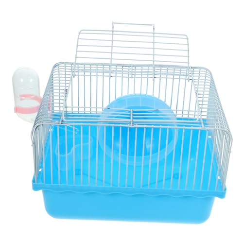 Happyyami Hamsterkäfig Tragetasche Für Kleine Haustiere Blauer Hamster-zubehörkäfig Mit Multifunktionalem Design Zum Schlafen Und Spielen Aus Hochwertigem Tierfreundlichem Material von Happyyami