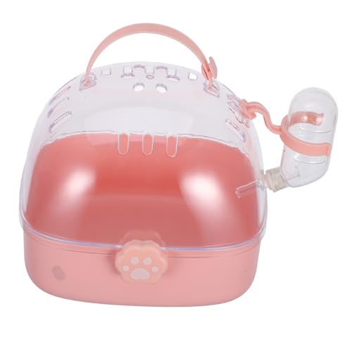 Happyyami Kompakter Tragbarer Käfig Für Kleintiere Mit Wasserflasche Transportmittel Für Hamster Kaninchen Vögel Und Mehr Leicht Atmungsaktiv Und Vielseitig Einsetzbar Für Ausflüge von Happyyami