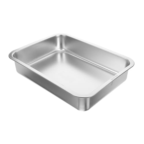 Happyyami Tragbarer Katzentoilettendeckel Mit Kleinem Deckel Aus Edelstahl Für Unterwegs Mit Kätzchen Und Als Katzentoilette Für Ältere Katzen von Happyyami