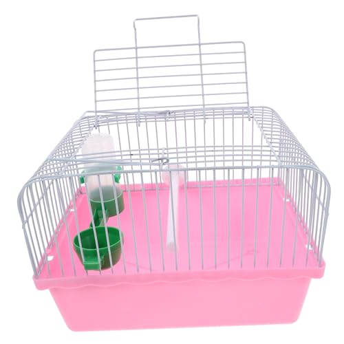 Happyyami Tragbarer Vogelkäfig Kleiner Käfig Für Vögel Reisekäfig Für Sittiche Hängender Vogelkäfig Geräumiger Vogeltransporter Conure-käfig Papagei Tragekäfig Vogel Träger Rosa Abs Happyyami Tragbarer Vogelkäfig Kleiner Käfig Für Vögel Reisekäfig Für Sittiche Hängender Vogelkäfig Geräumiger Vogeltransporter Conure-käfig Papagei Tragekäfig Vogel Träger Rosa Abs von Happyyami