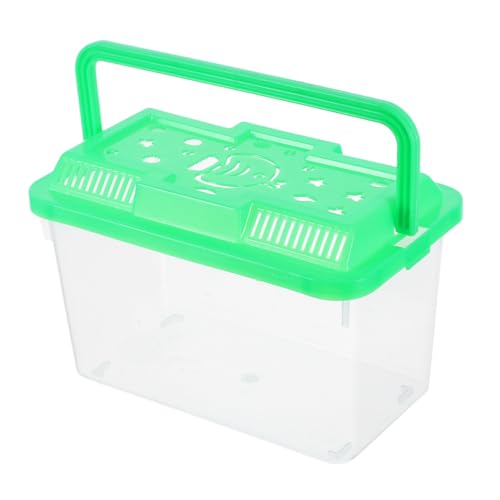 Happyyami Tragbarer Hamsterträger Und Fischbehälter Mit Belüftung Transparente Handtasche Für Haustiere Geeignet Für Hamster Fische Und Schildkröten Modernes Design Mit Fischmotiv von Happyyami