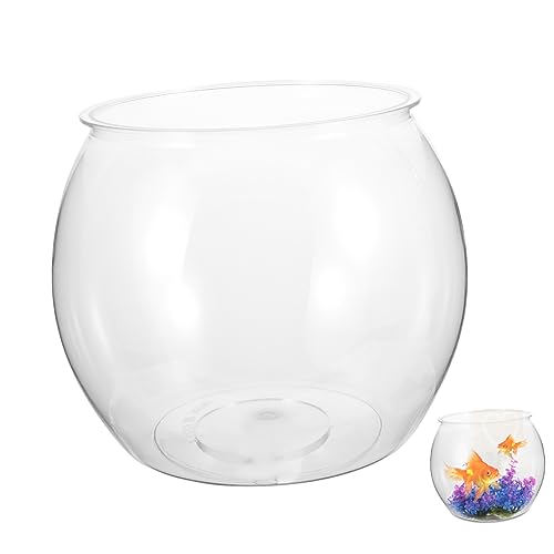 Happyyami Transparentes Aquarium Mikro Landschaftstank Für Den Schreibtisch Dekorativer Fischbehälter Ideales Fisch Und Schildkrötenbecken Für Büro Und Zuhause von Happyyami