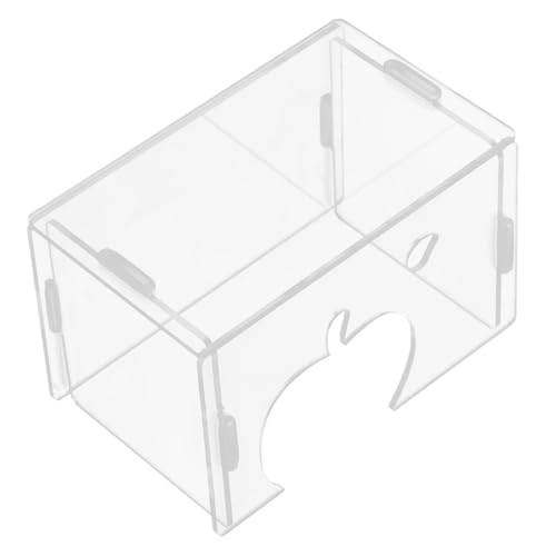 Happyyami Transparentes -hamsterhaus Als Versteck Und Spielzeug Für Zwerghamster Rennmäuse Und Kleintiere Einfache Und Sicherer Unterschlupf Happyyami Transparentes -hamsterhaus Als Versteck Und Spielzeug Für Zwerghamster Rennmäuse Und Kleintiere Einfache Und Sicherer Unterschlupf von Happyyami