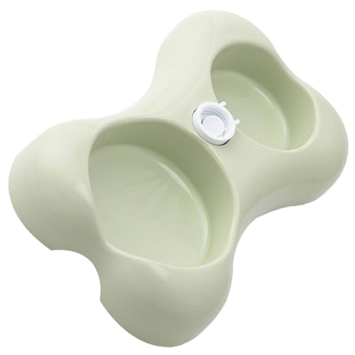 Happyyami Trinkbrunnen für Katzen Schüssel Katzenfilter für Trinkbrunnen Futterspender für Katzen Hundenapf Wurf pet Feeder pet Food Container Tierfutterbehälter Katzenfutter pp Light Green von Happyyami