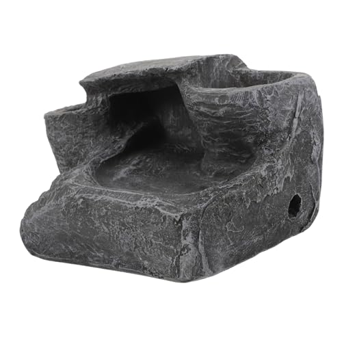 Happyyami Turtle Basking Platform Für Schildkröten wasserdichte Kompakte Plattform Mit Natürlichem Stein-Design Für Aquarien Und Terrarien Für Reptilien Wie Frösche Eidechsen Und von Happyyami