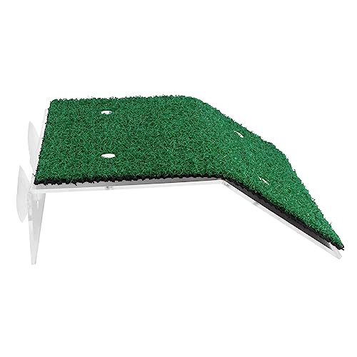 Happyyami 1stück Kletterplattform Für Schildkröten Simulierte Grasfläche Kletterfreundlich Für Aquarien Bietet Sonnenplatz Für Reptilien Stabil Mit Starken Saugnäpfen von Happyyami
