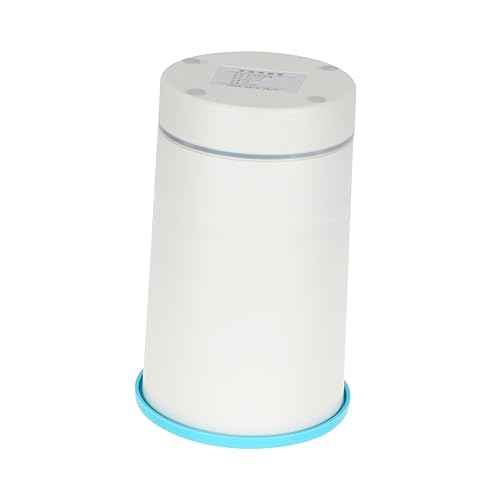 Happyyami Pet Fußwaschmaschine Mit USB-Ladung Silikon- Für Pfotenreinigung Rotierende Klauenwaschhilfe s Blau Und Weiß Für Haustierpflege Und Hygiene von Happyyami
