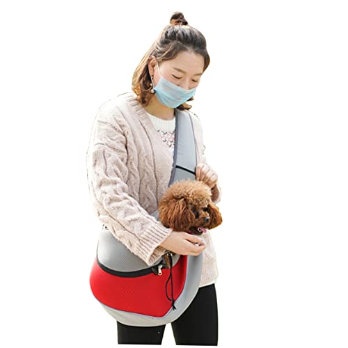 Happyyami Tragbare Tragetasche für Haustiere Tragetuch für Hunde Netz-Tragetasche für Haustiere Größe Leicht Zugänglich Happyyami Tragbare Tragetasche für Haustiere Tragetuch für Hunde Netz-Tragetasche für Haustiere Größe Leicht Zugänglich von Happyyami