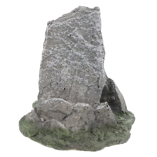 Happyyami Aquarium Dekoration Einzigartige Harz Reptilien Versteck Höhle Für Terrarium Und Fischbecken Habitat Für Schildkröten Schlangen Und Andere Aquarienbewohner von Happyyami